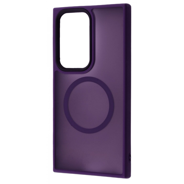 Чохол WAVE Matte Insane Case with Magnetic Ring Samsung Galaxy S22 Ultra Deep purple