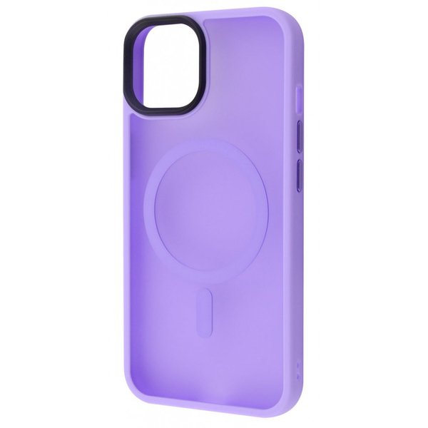 Чохол WAVE Matte Insane Case with Magnetic Ring iPhone 13 Light purple
