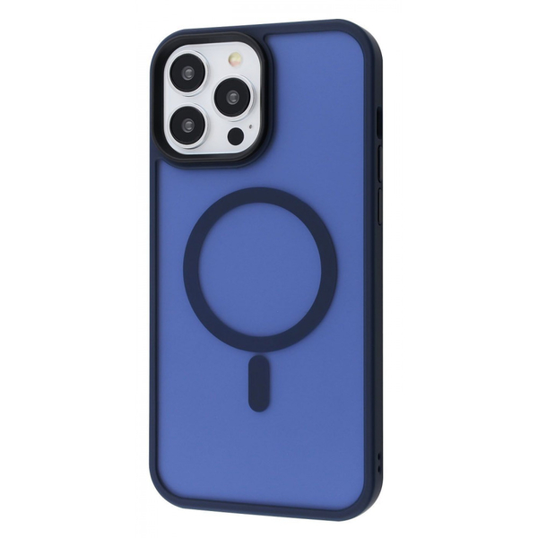 Чохол WAVE Matte Insane Case with Magnetic Ring iPhone 13 Pro Max Midnight blue
