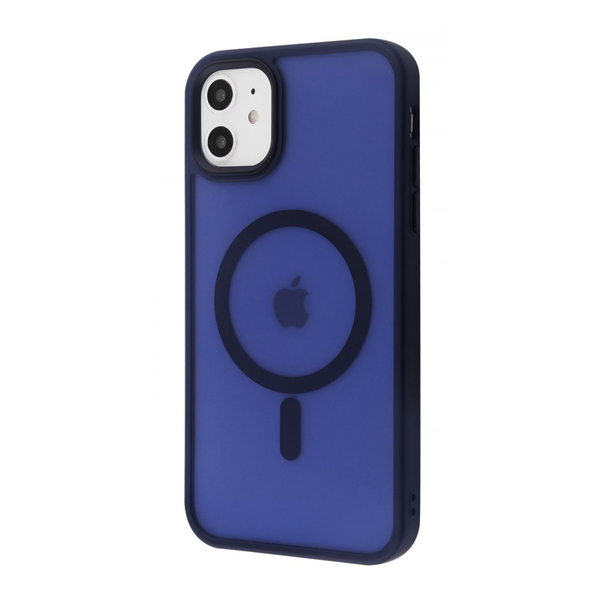 Чохол WAVE Matte Insane Case with Magnetic Ring iPhone 11 Midnight blue