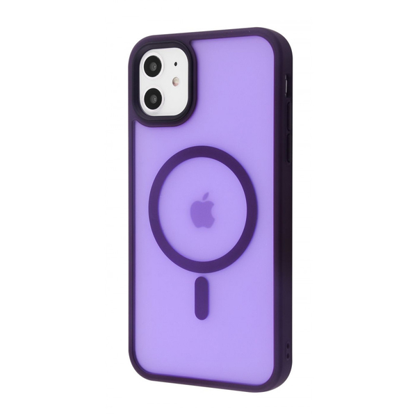 Чохол WAVE Matte Insane Case with Magnetic Ring iPhone 11 Deep purple