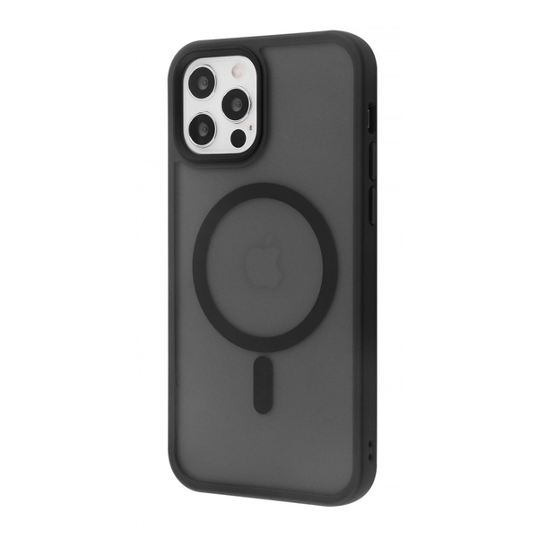 Чохол WAVE Matte Insane Case with Magnetic Ring iPhone 12/12 Pro Black