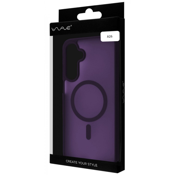 Чохол WAVE Matte Color Case with Magnetic Ring Samsung Galaxy A26 Light purple, зображення 2
