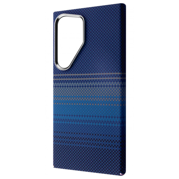 Чохол WAVE Gleam Case with Magnetic Ring Samsung Galaxy S24 Ultra Blue stripes